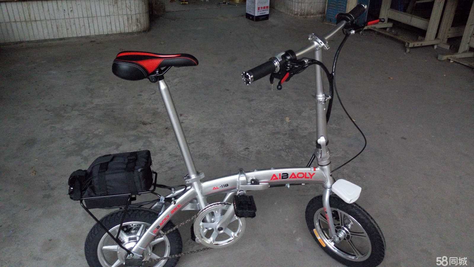 城市轻骑新选择 14寸全铝合金折叠锂电电动自行车，便捷与绿色出行的完美融合